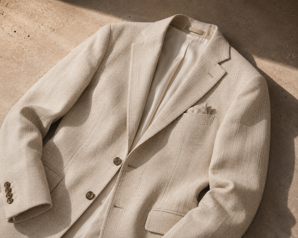 Linen Blazer Sand