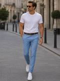 Light Blue Tailored Trousers