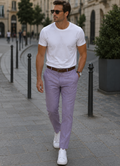 Purple Tailored Trousers