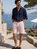 Riviera Stripe Shorts - red/white