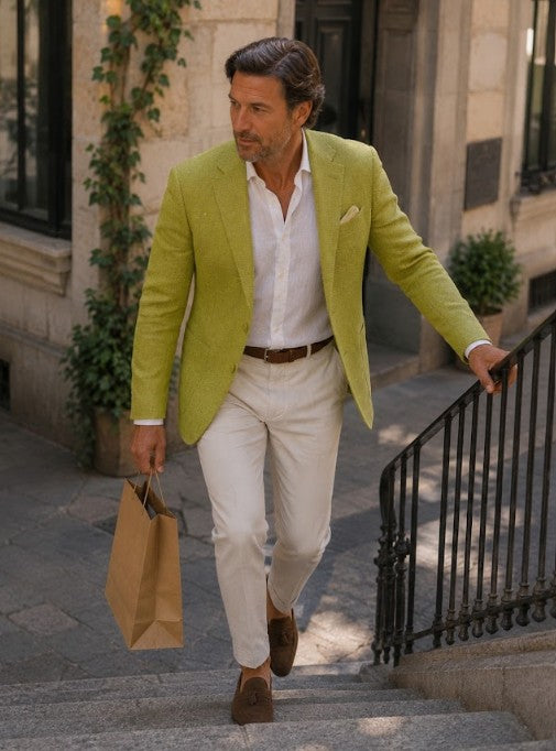 Linen Blazer green (Kopie)