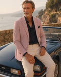Riviera Blazer in red-white stripes