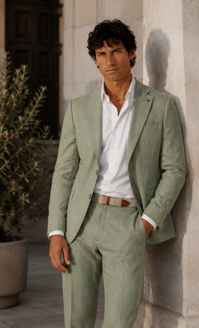 100% Linen Suit – Timeless Summer Elegance